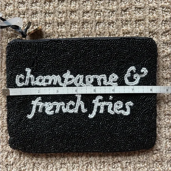 Kate Spade x Target Champagne & French Fries Beaded Clutch - Picture 5 of 6